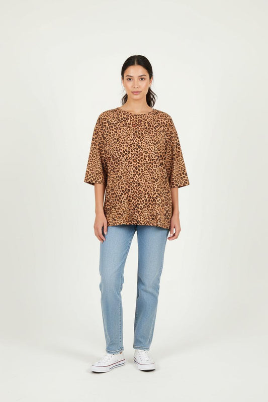 T-shirt marron - Taille XL/42