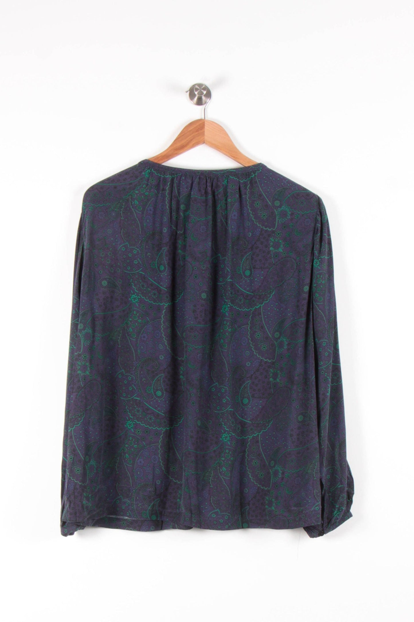 Blouse Violette et Verte - Taille S/36