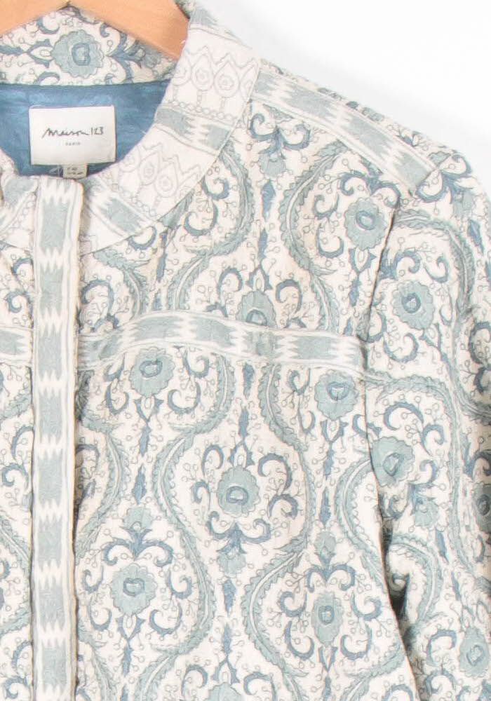 Veste Matelassée Bleu et Blanc - Taille L/40