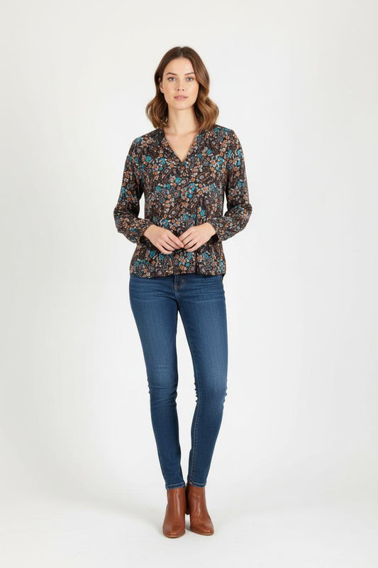 Blouse Multicolore - Taille L/40