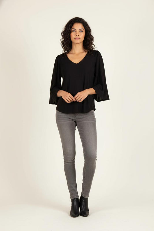 Blouse Noire - Taille S/36
