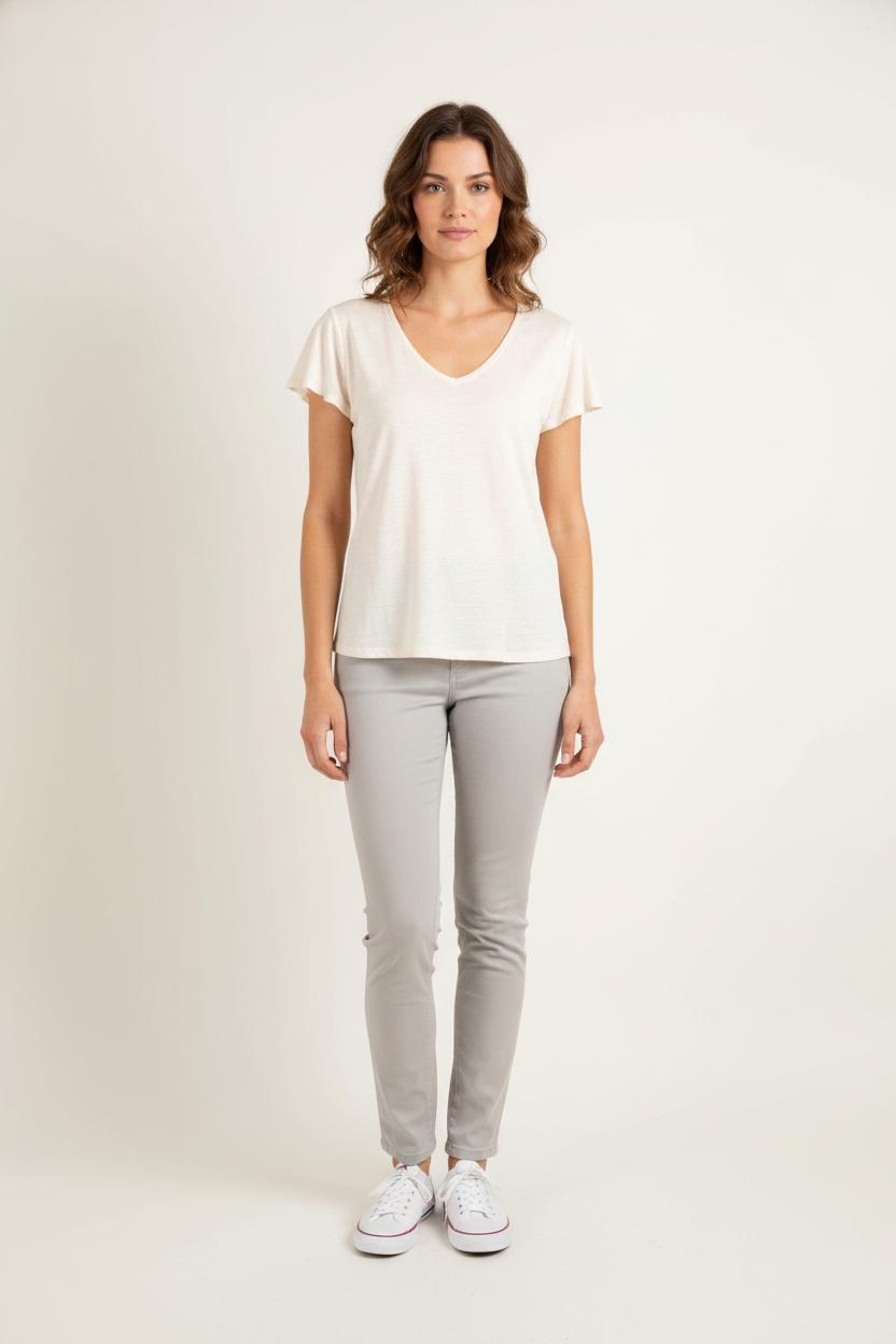 Tee-shirt Beige - Taille S/36