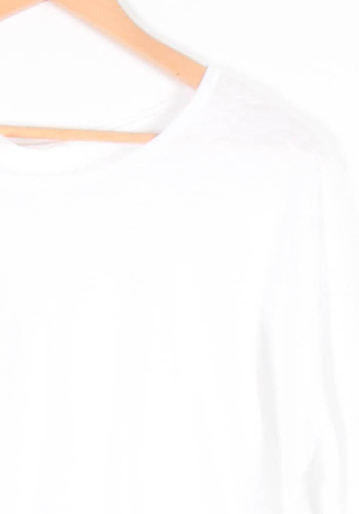 Tee-shirt Manches Longues Blanc - Taille L/40