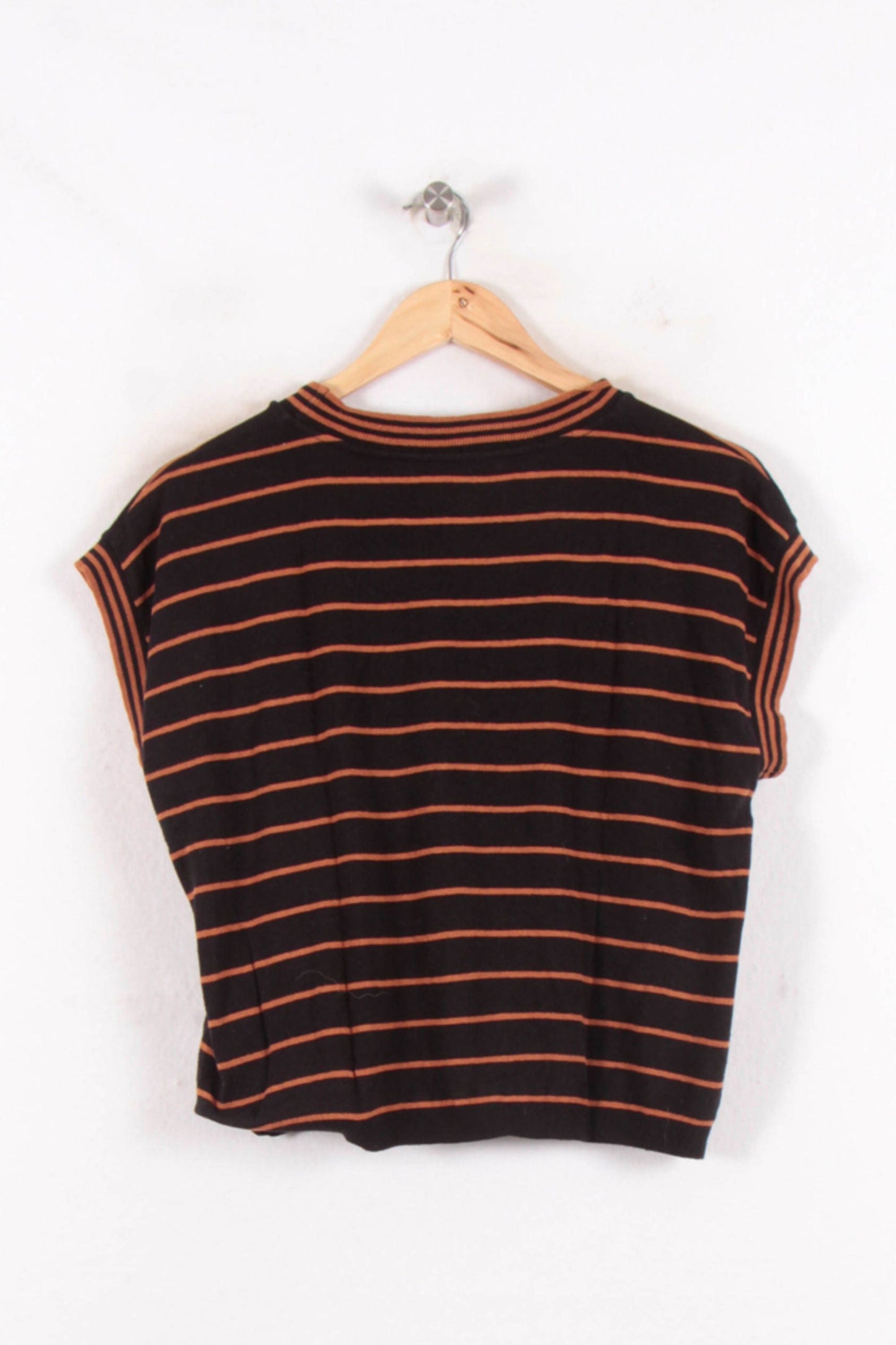 T-shirt Noir et Orange - Taille M/38