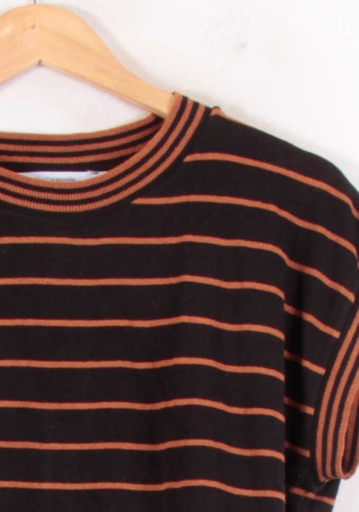 T-shirt Noir et Orange - Taille M/38