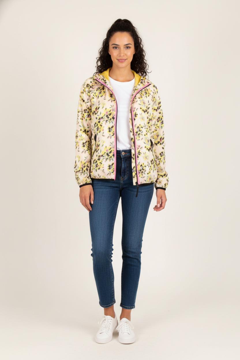 Veste Fleurie Jaune - Taille S/36