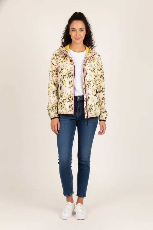 Veste Fleurie Jaune - Taille S/36
