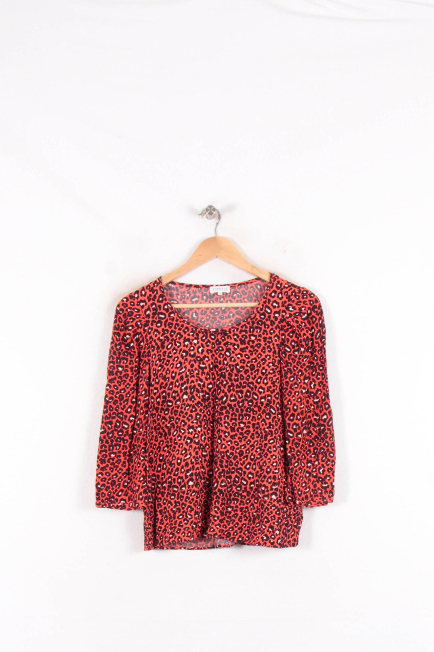 Blouse Rouge et Noire - Taille S/36