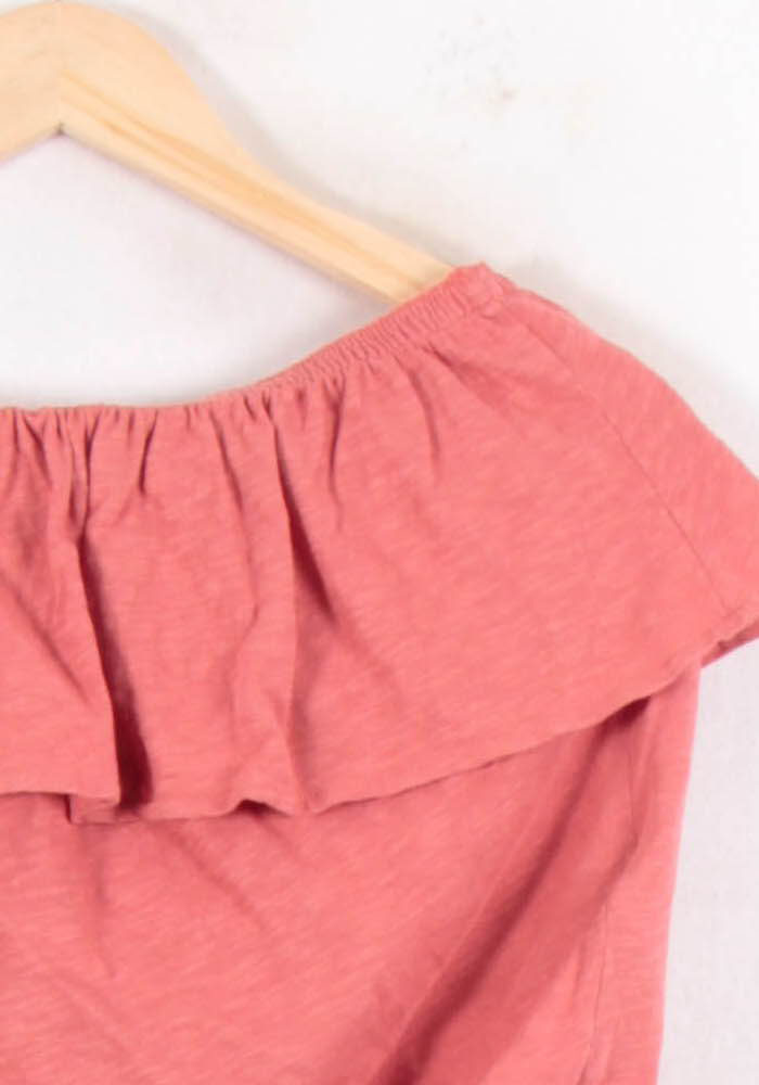 Top à Volants Rose - Taille XS/34