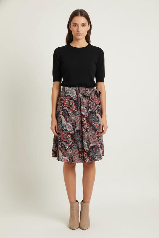 Jupe Plissée Multicolore - Taille L/40