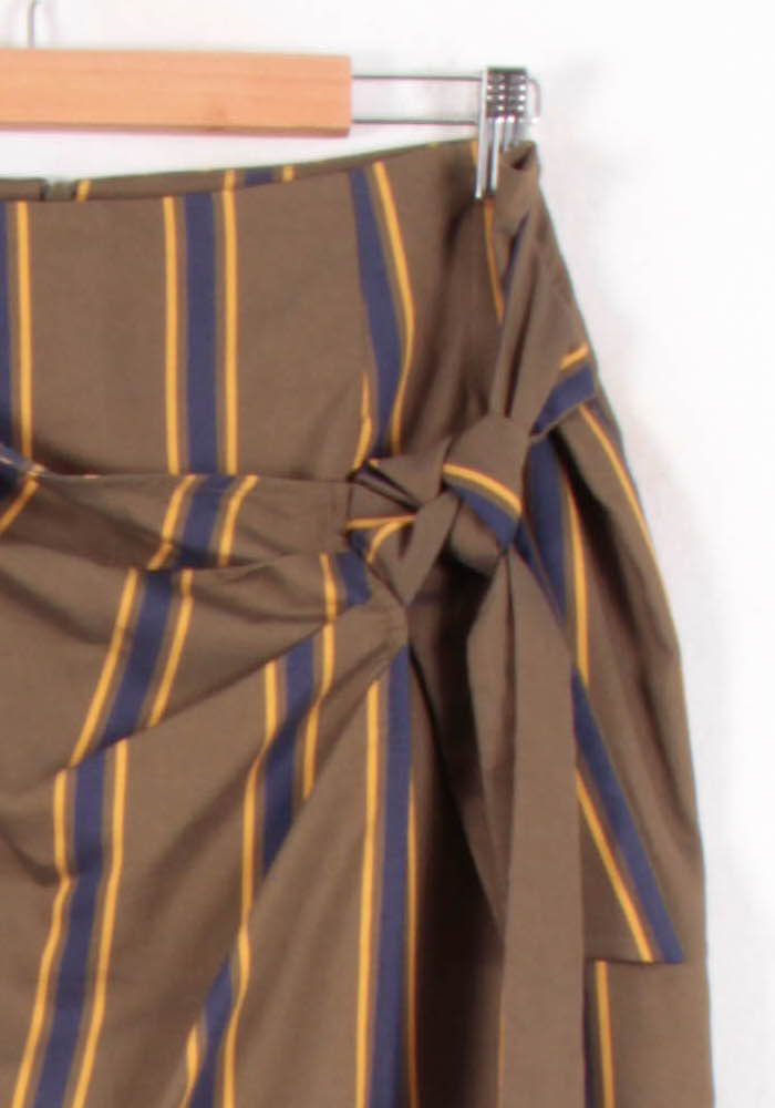 Jupe Longue Marron et Jaune - Taille L/40