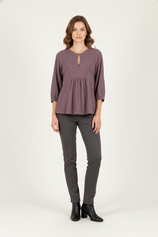 Blouse Violette - Taille L/40