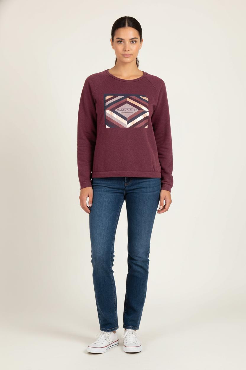Sweat-shirt Bordeaux - Taille XS/34