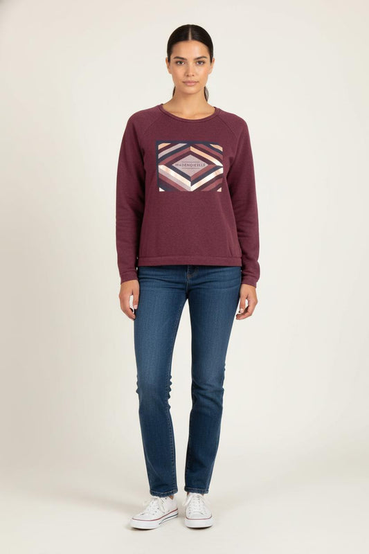 Sweat-shirt Bordeaux - Taille XS/34