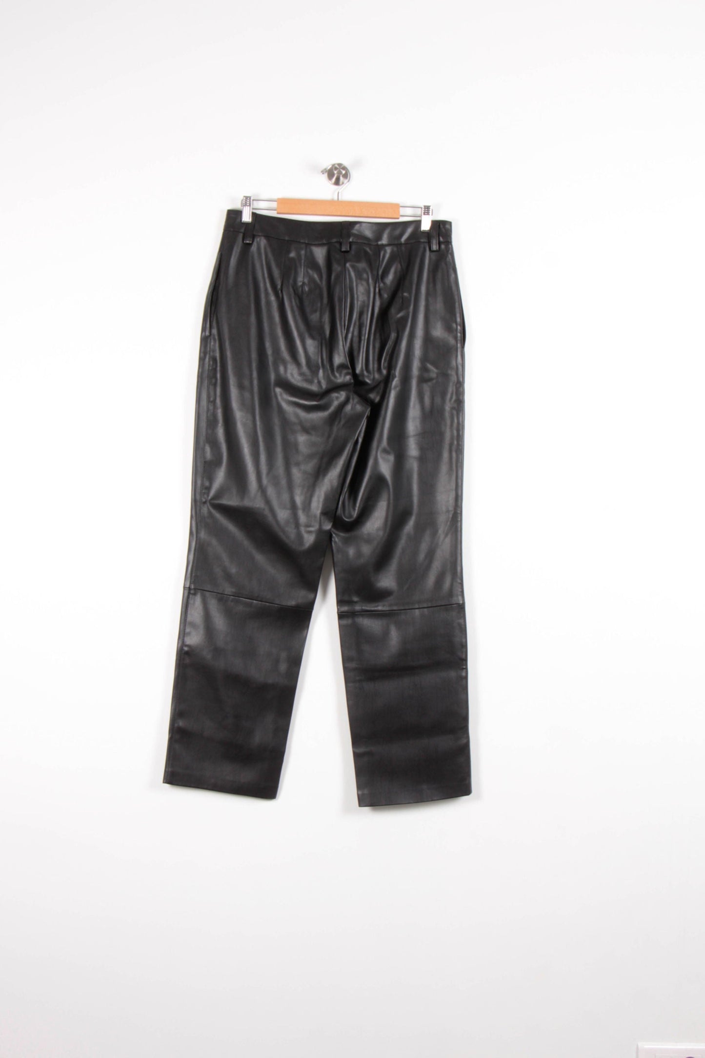 Pantalon En Cuir Noir - Taille XXL/44