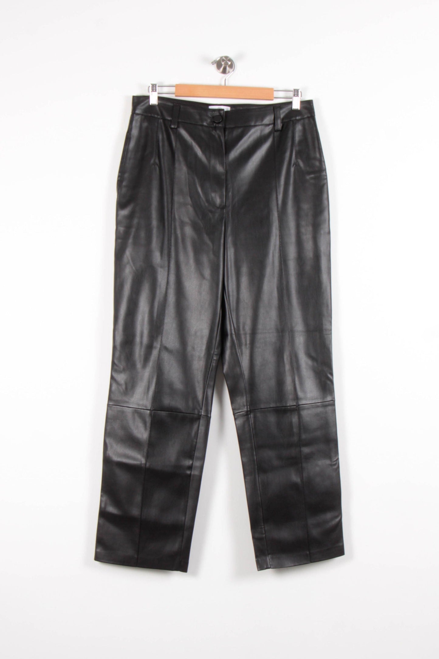 Pantalon En Cuir Noir - Taille XXL/44