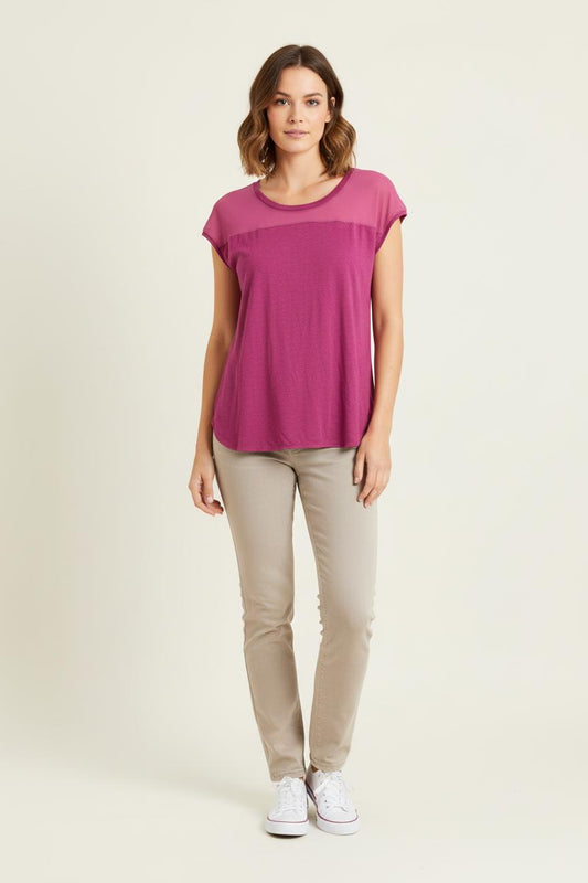 Tee-shirt Rose - Taille S/36