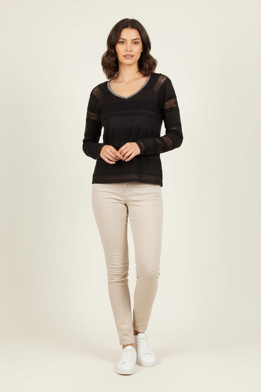 Tee-shirt Noir - Taille M/38