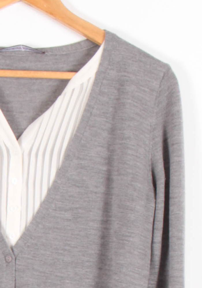 Cardigan Gris - Taille S/36