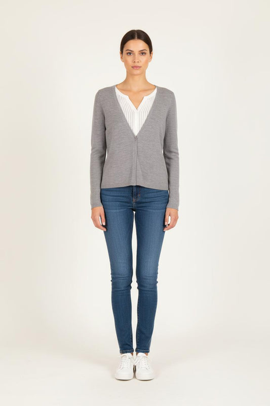 Cardigan Gris - Taille S/36