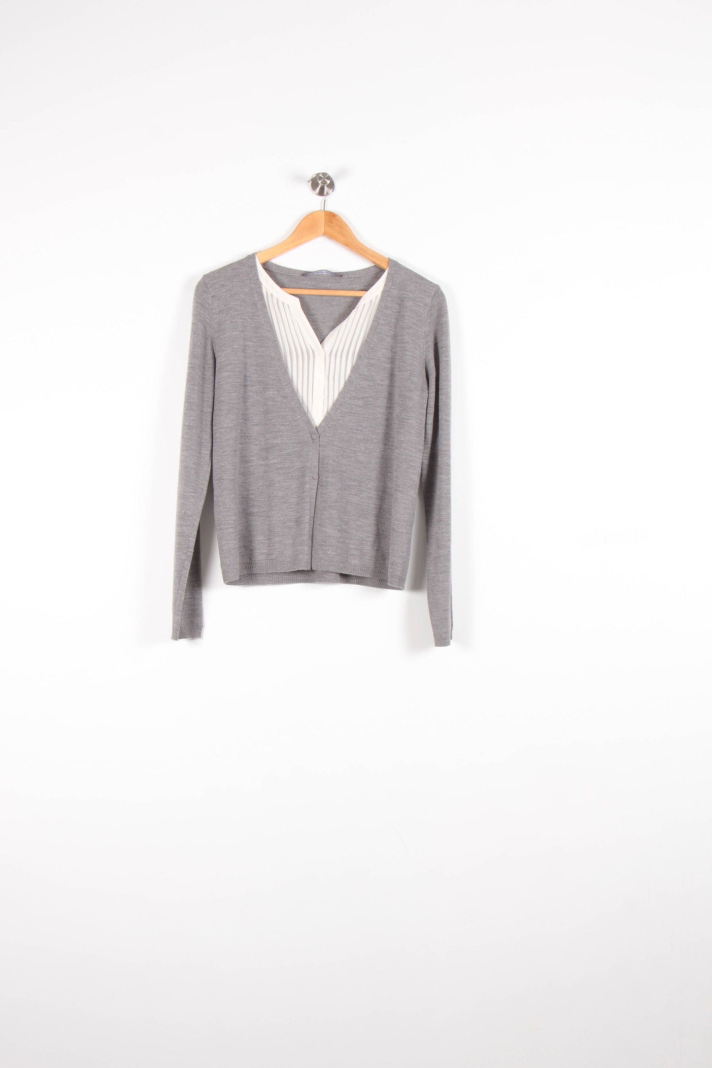 Cardigan Gris - Taille S/36
