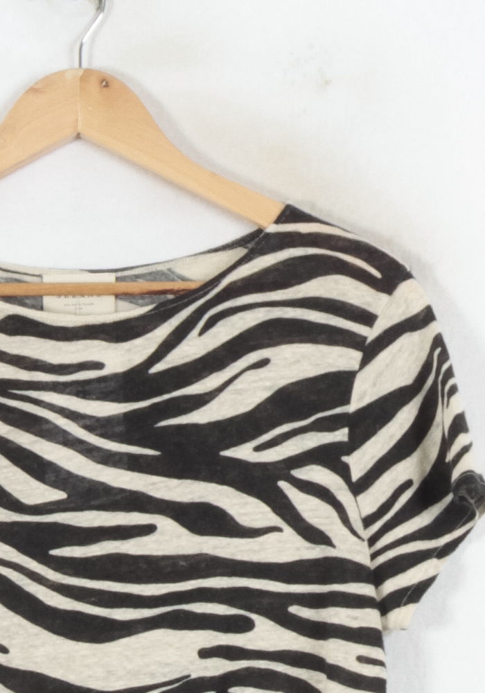 Tee-shirt Noir et Blanc - Taille XS/34