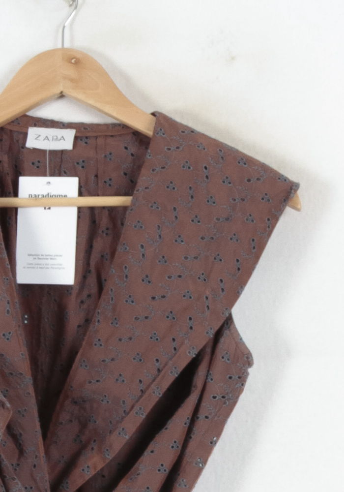 Blouse marron - Taille XL/42