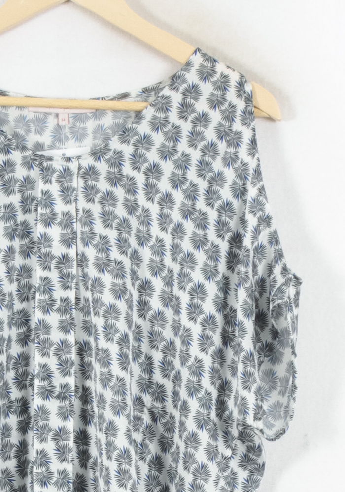 Blouse Blanc et Bleu - Taille M/38