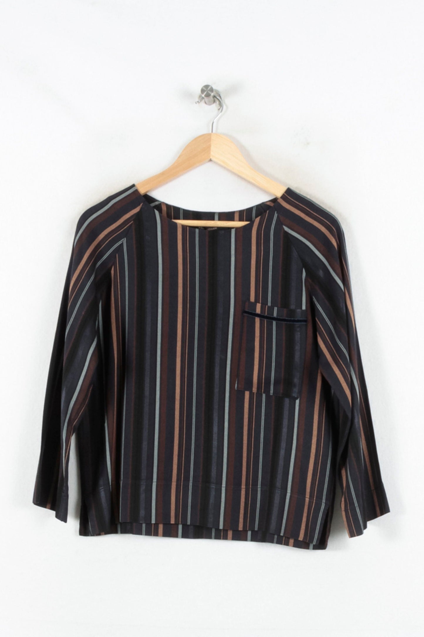 Blouse Noire et Marron - Taille M/38