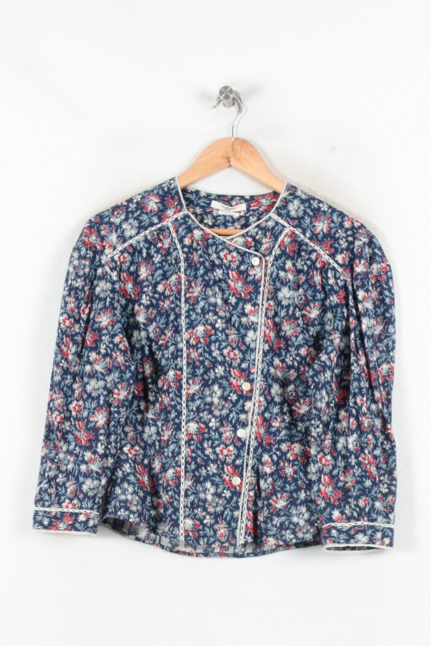 Blouse Bleu et Rouge - Taille S/36