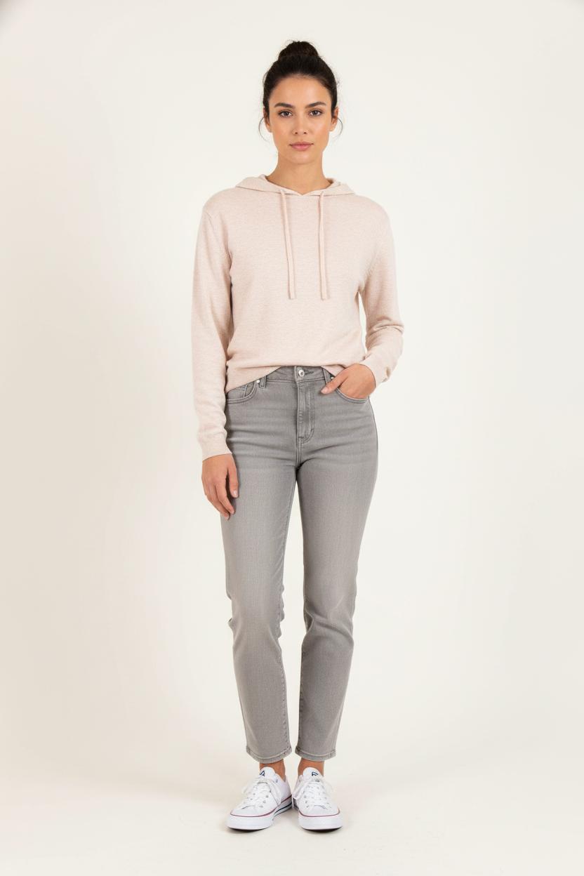 Sweat à Capuche Beige - Taille S/36