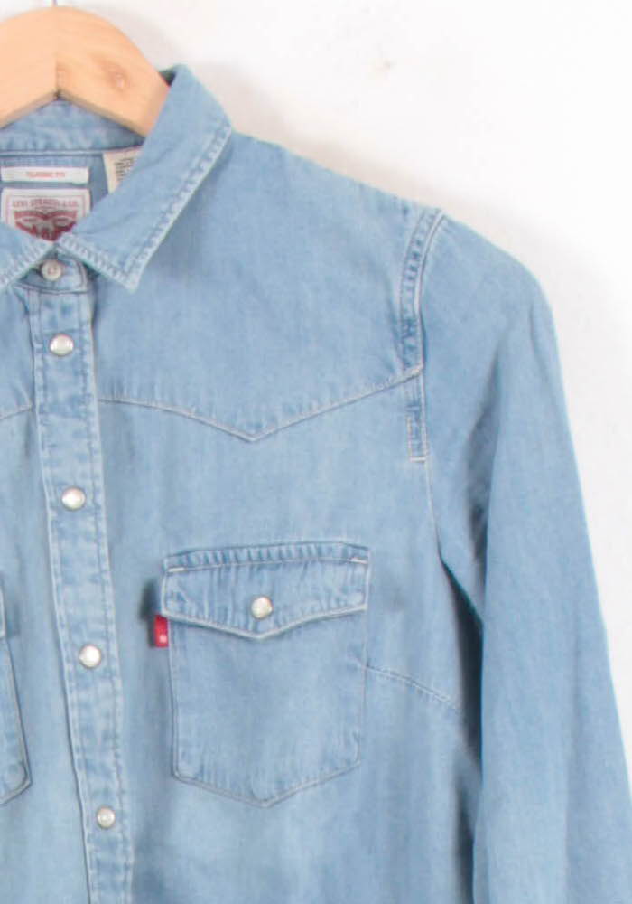 Chemise en Jean Bleue - Taille S/36