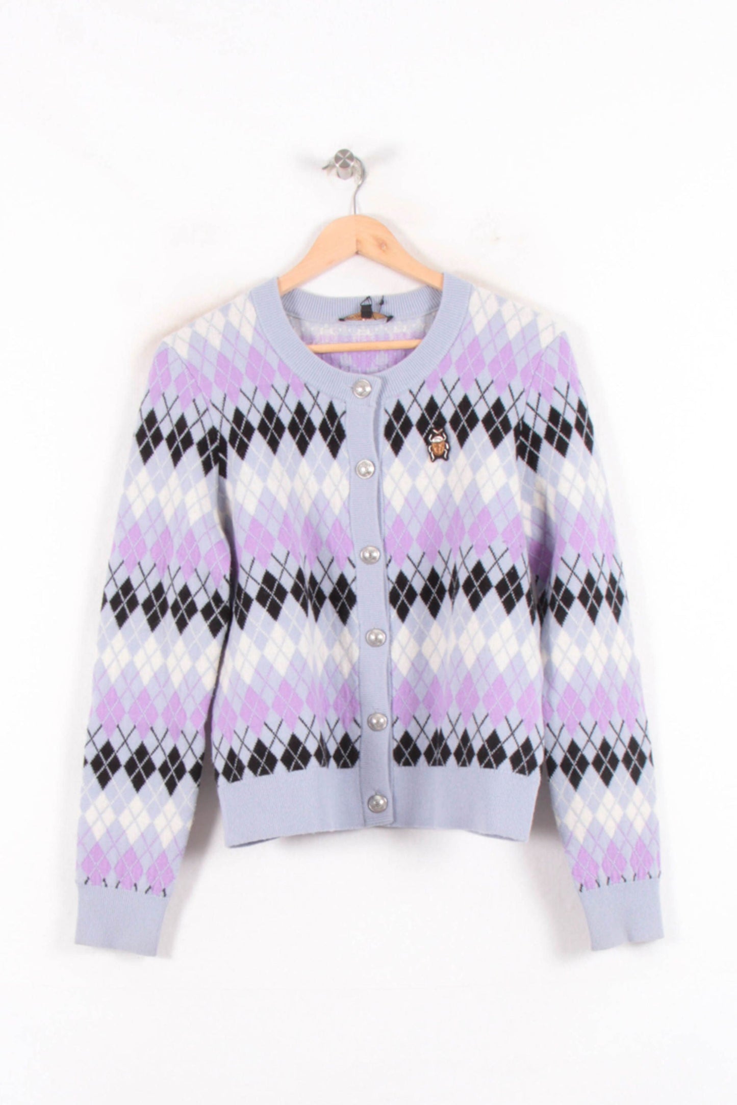 Cardigan Bleu et Violet - Taille L/40