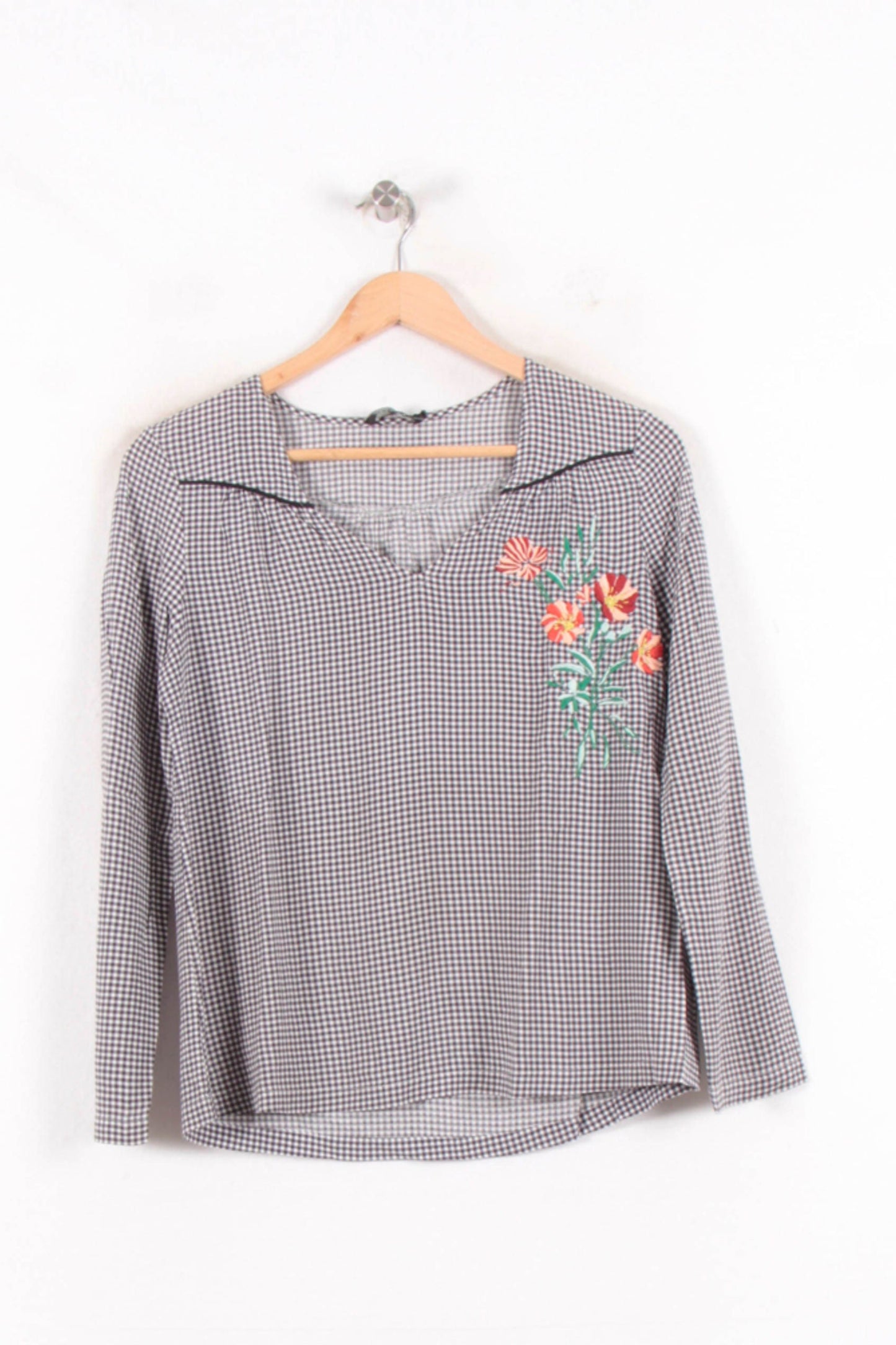 Blouse Noire et Blanche - Taille S/36