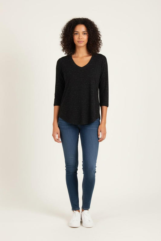 T-shirt Noir - Taille XS/34