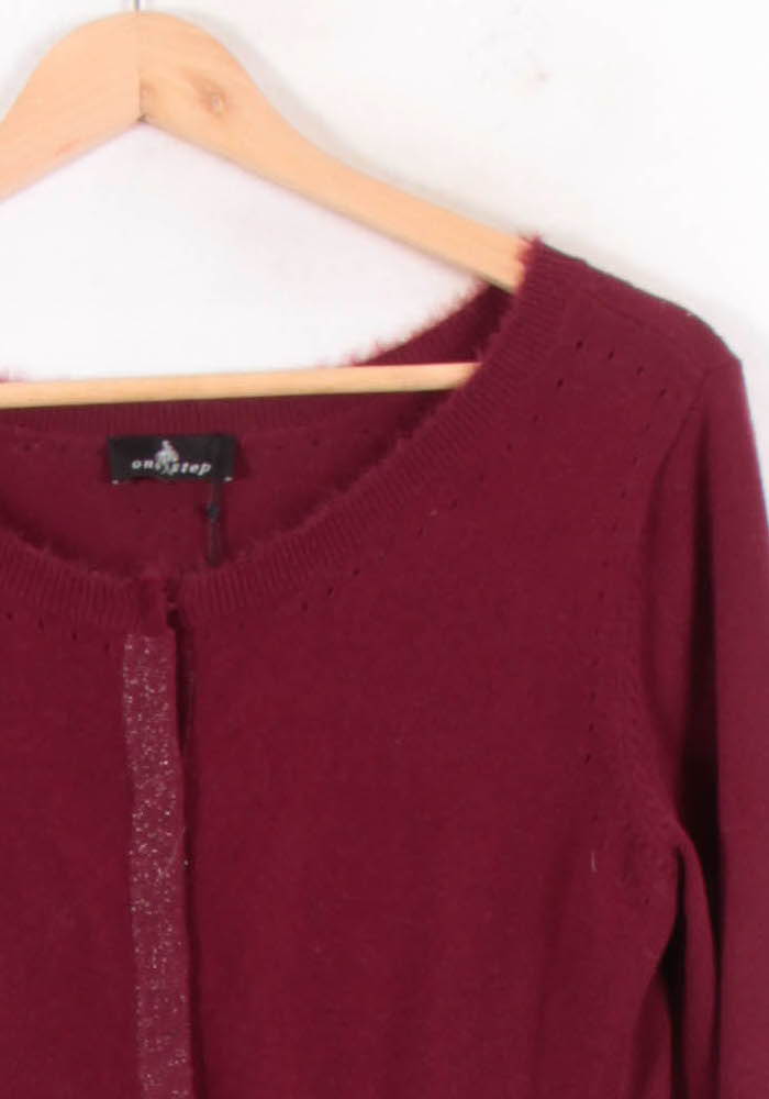Cardigan Bordeaux - Taille M/38