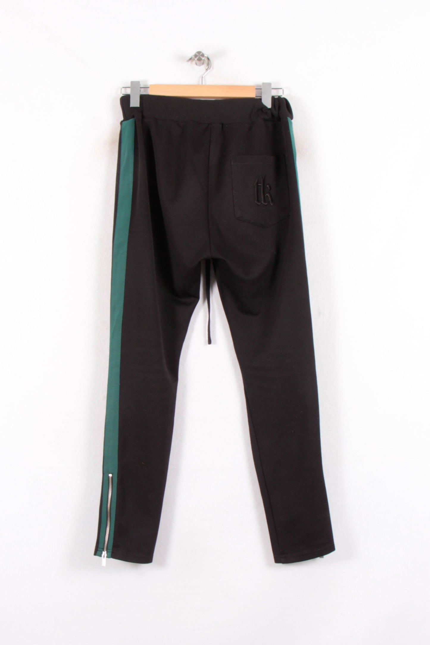 Pantalon de Jogging Noir et Vert - Taille S/36