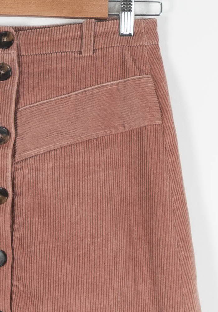 Jupe Boutonnée Rose - Taille XS/34