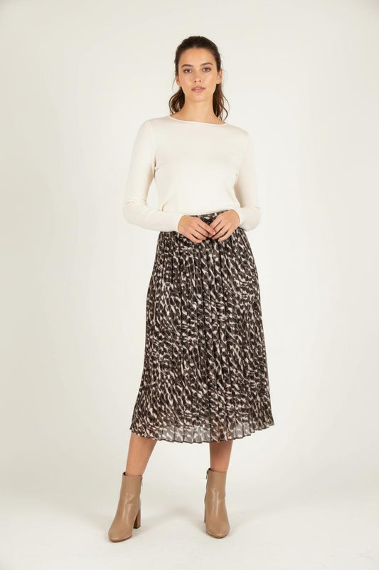 Jupe Plissée Multicolore - Taille M/38