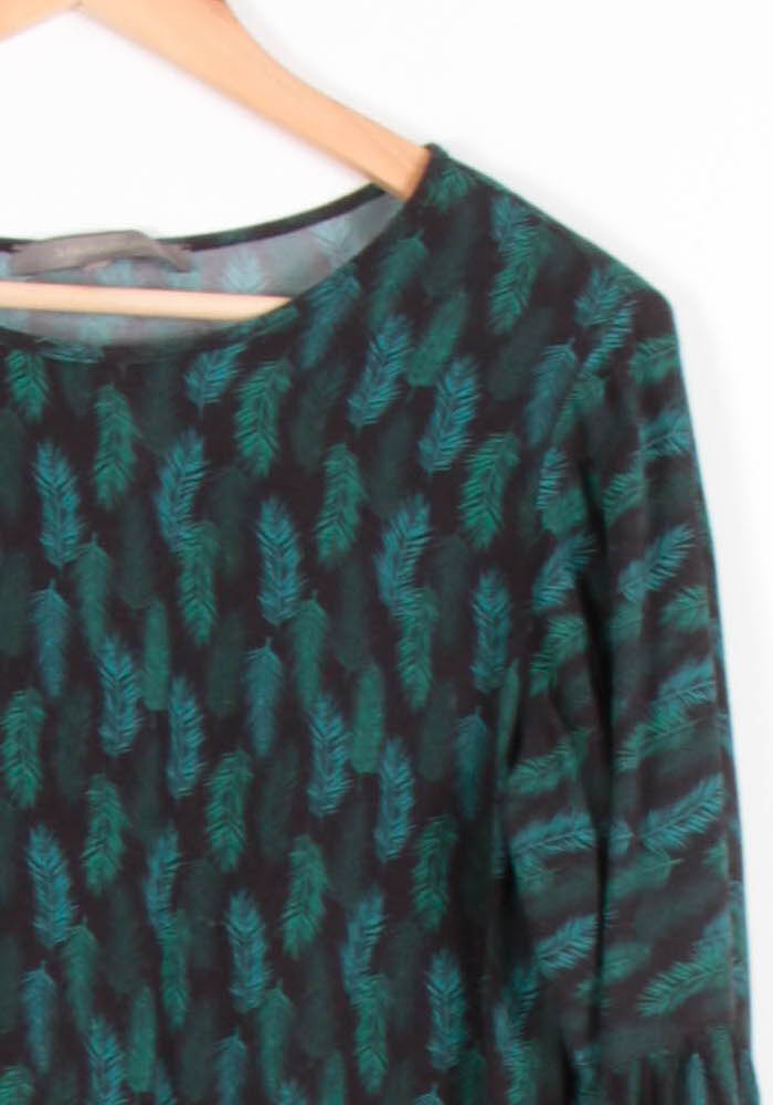 Blouse Verte et Noire - Taille XL/42