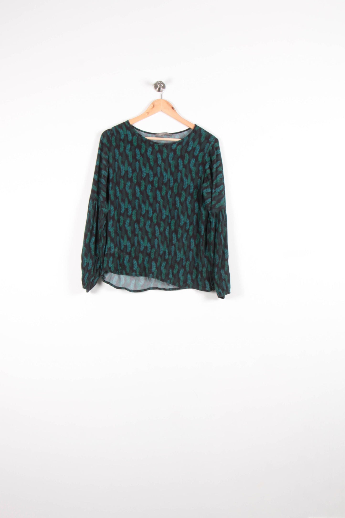Blouse Verte et Noire - Taille XL/42