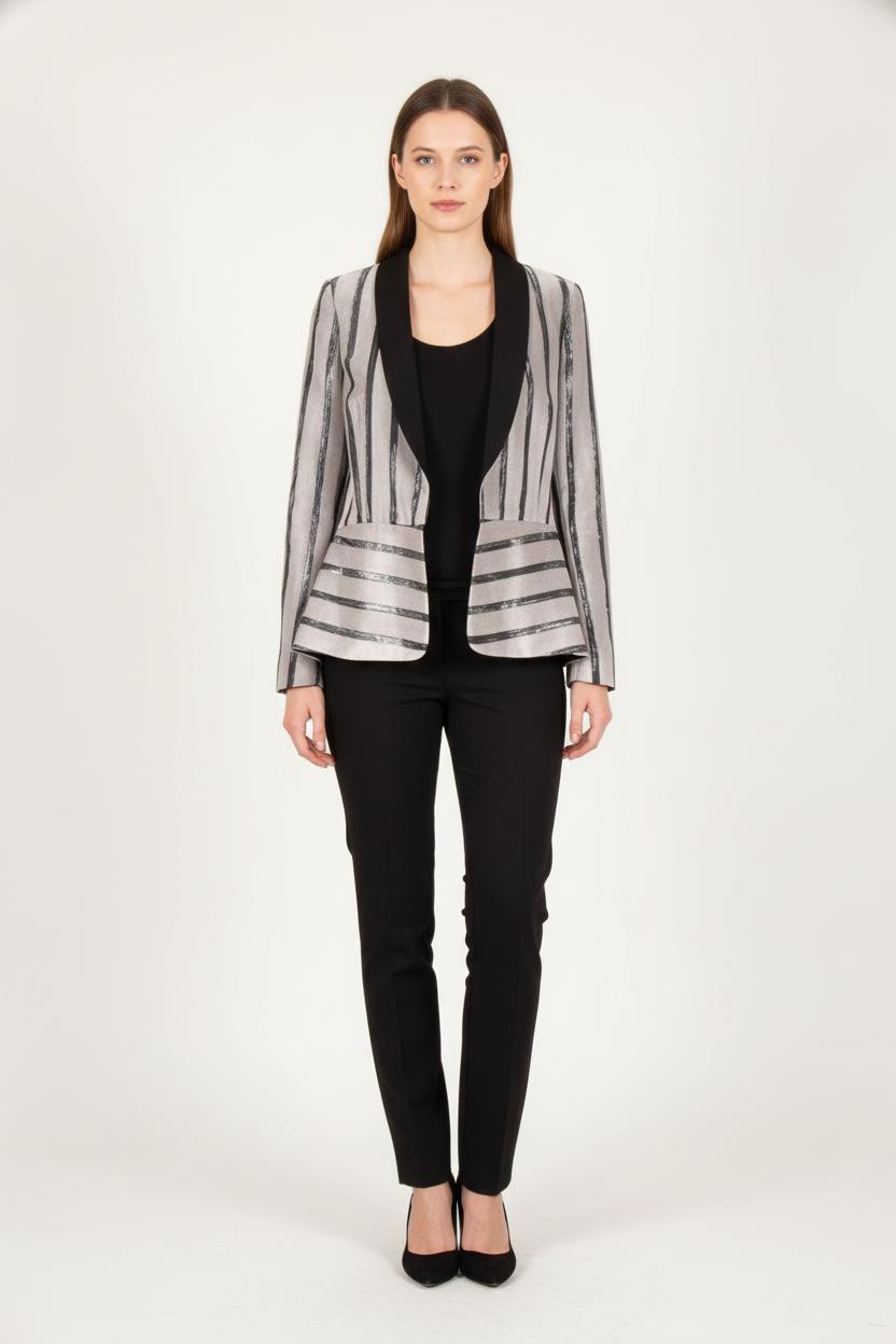 Blazer Gris et Noir - Taille S/36