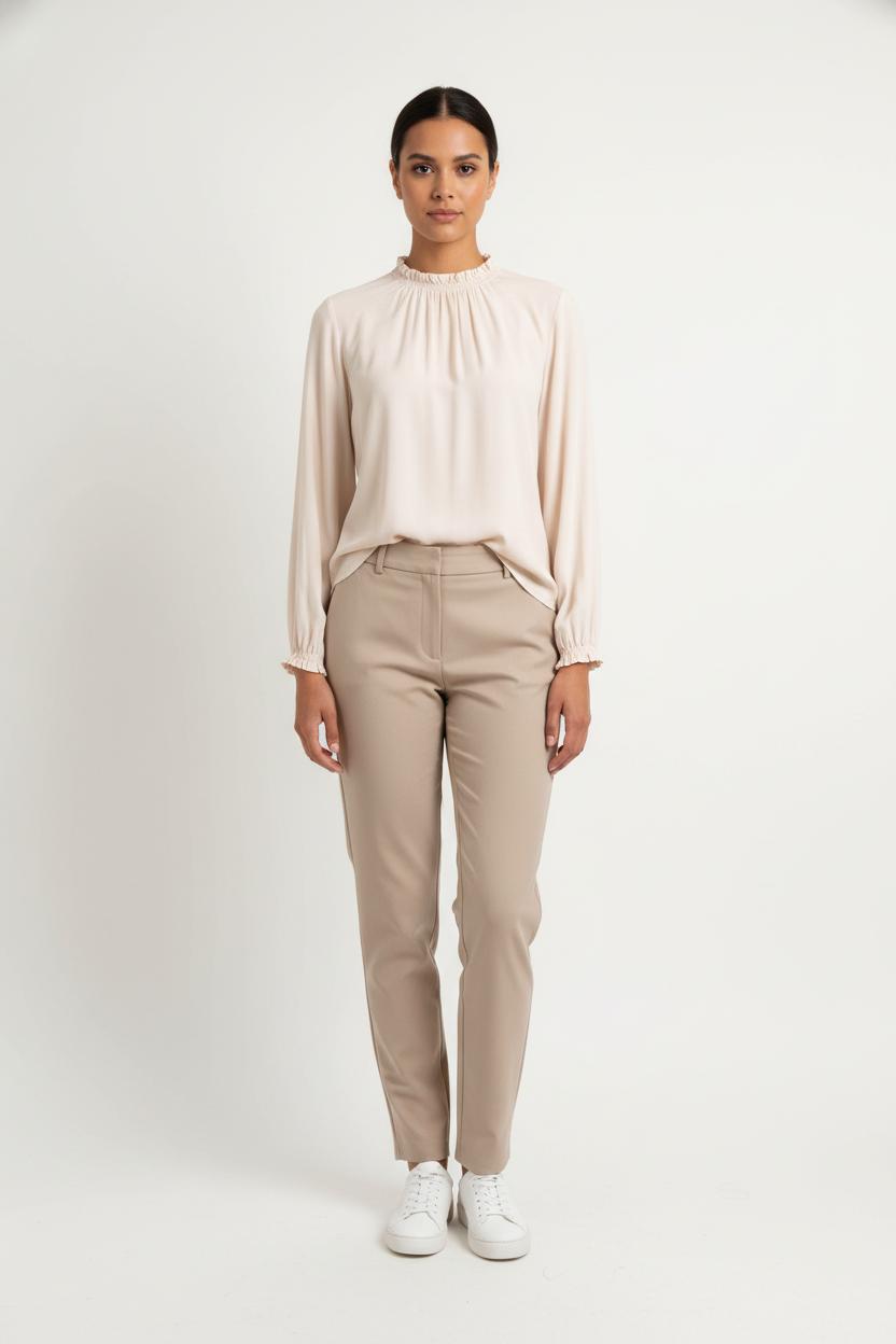 Blouse Beige - Taille XS/34