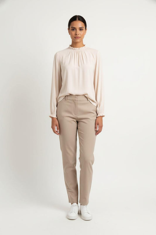 Blouse Beige - Taille XS/34