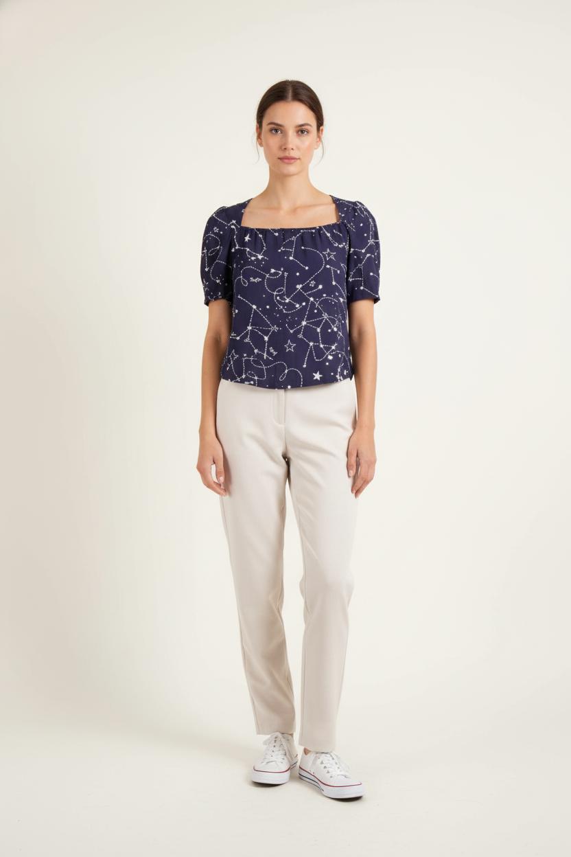 Blouse Bleue - Taille S/36