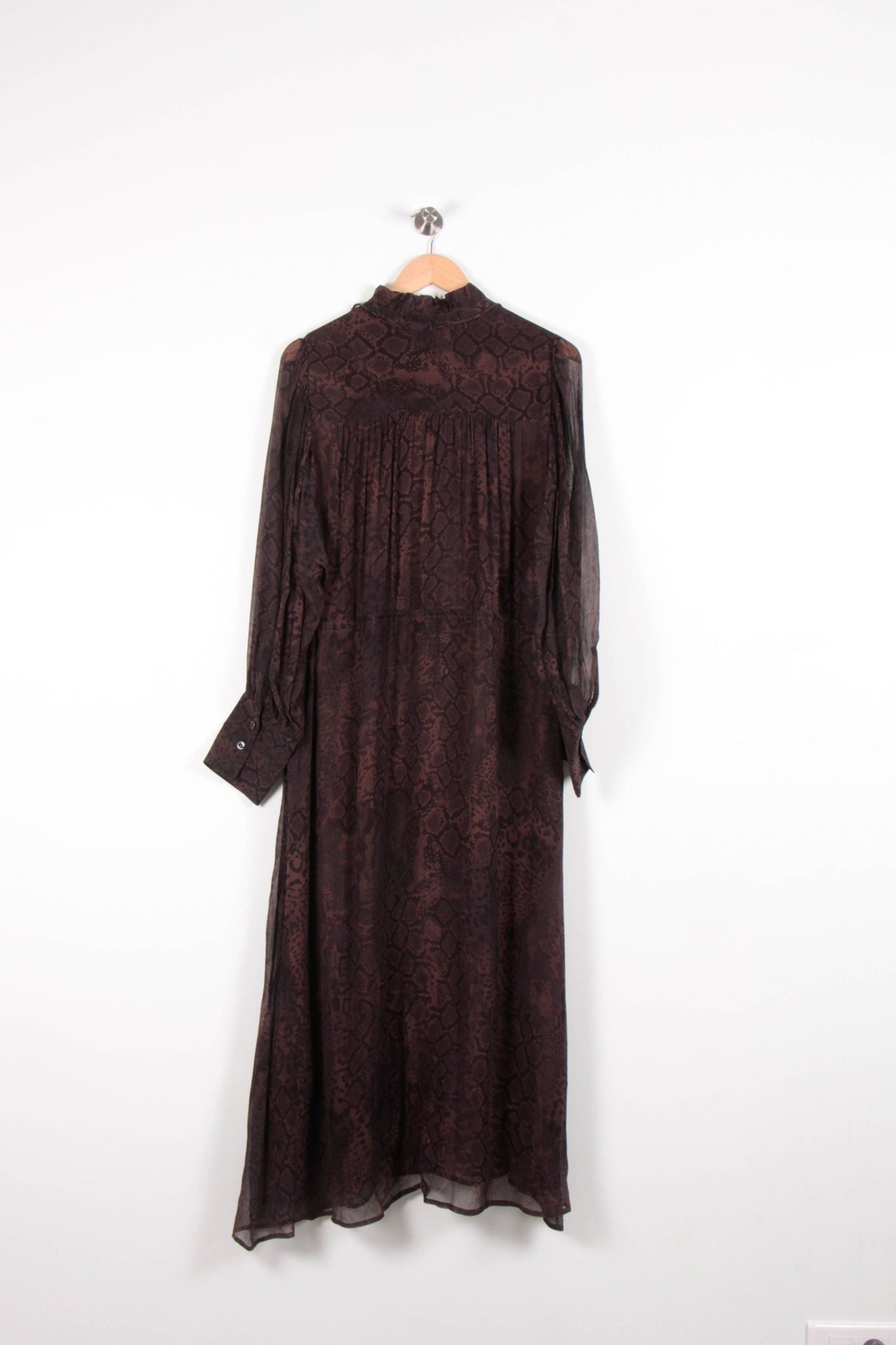 Robe Longue Marron - Taille L/40