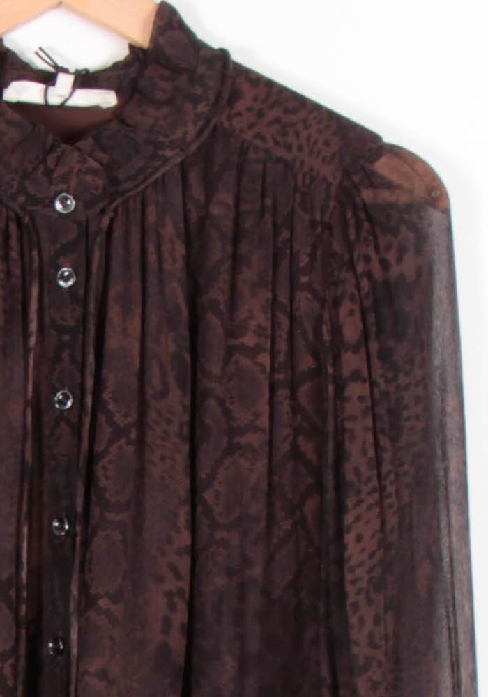 Robe Longue Marron - Taille L/40