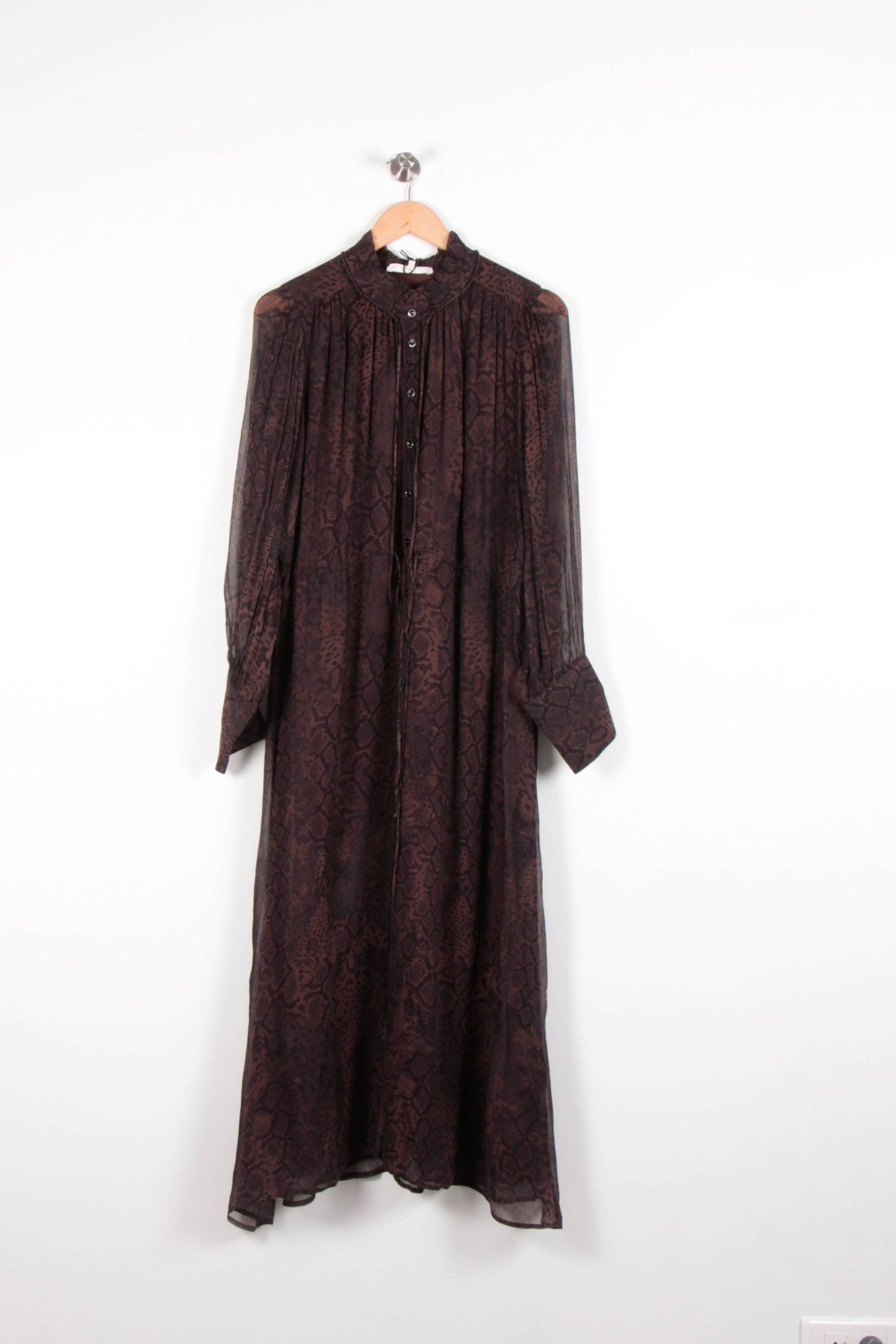 Robe Longue Marron - Taille L/40