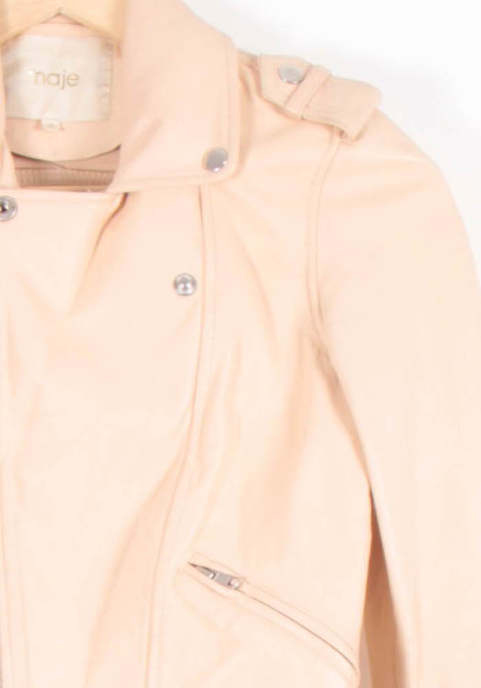 Veste Motard Rose - Taille S/36