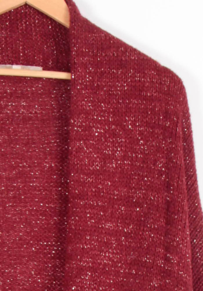 Cardigan Bordeaux - Taille M/38